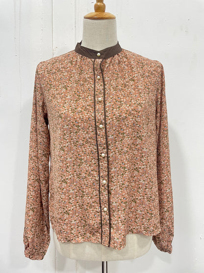 Flora Pearl Blouse A0005 (SIZE S)