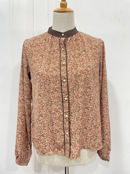 Flora Pearl Blouse A0005 (SIZE S)
