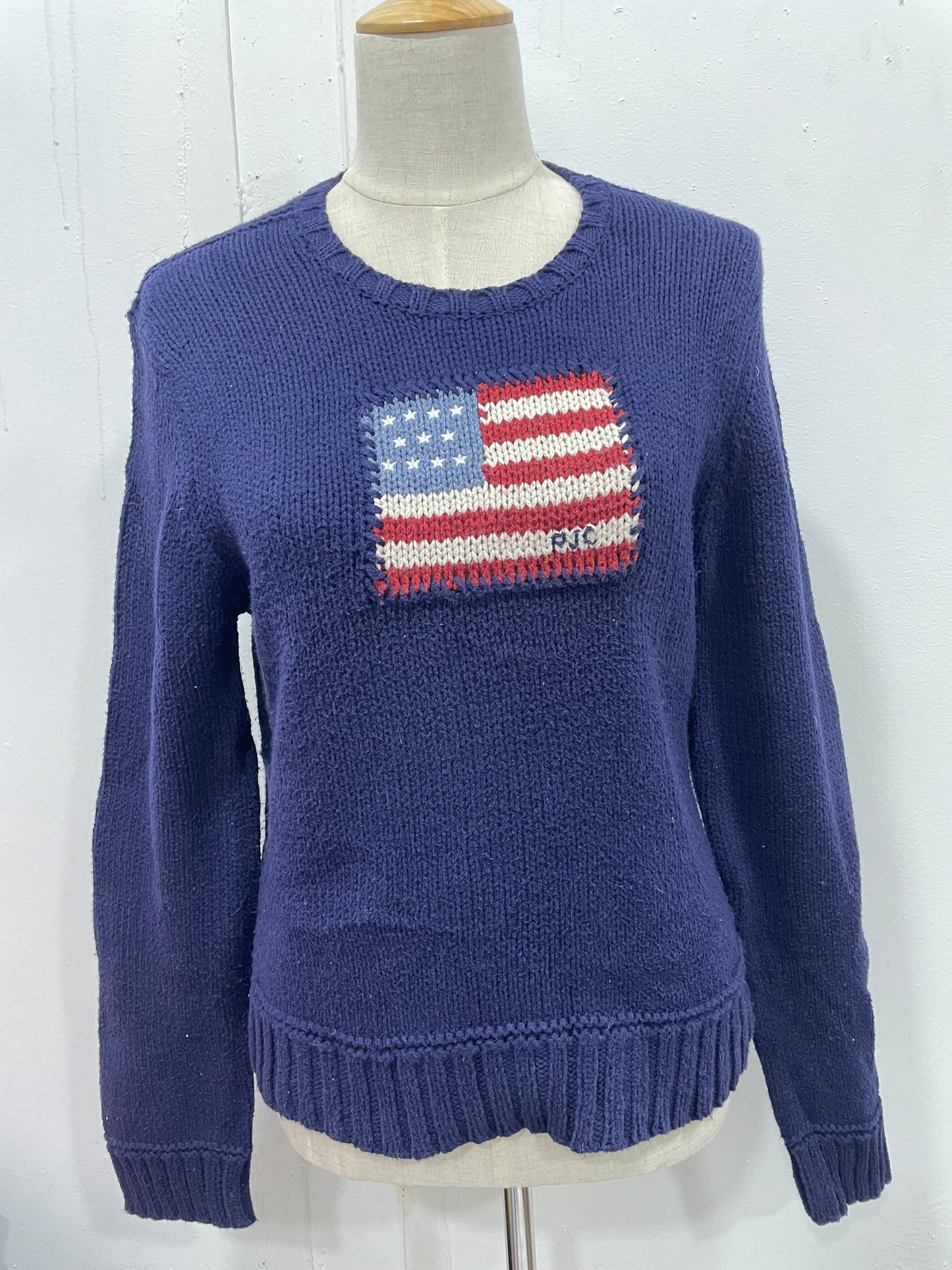 Classic Cable Knit (SIZE S-M) RALPH LAUREN