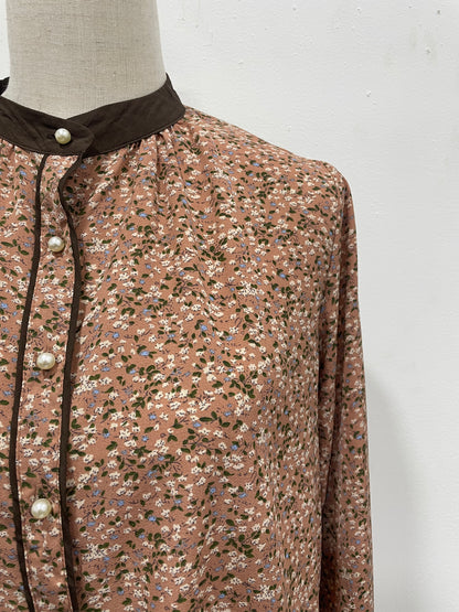 Flora Pearl Blouse A0005 (SIZE S)